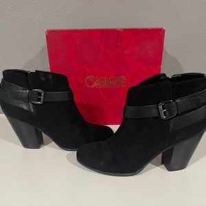 Carlos Santana Black booties